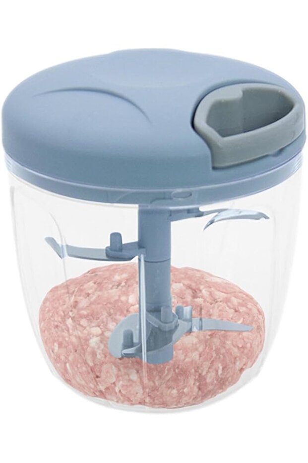 Hand Pull Garlic Mincer - Manual Food Vegetable Chopper | Garlic Slicer, Food Processor Portable, Suitable for Chop Onion Ginger Vegetable