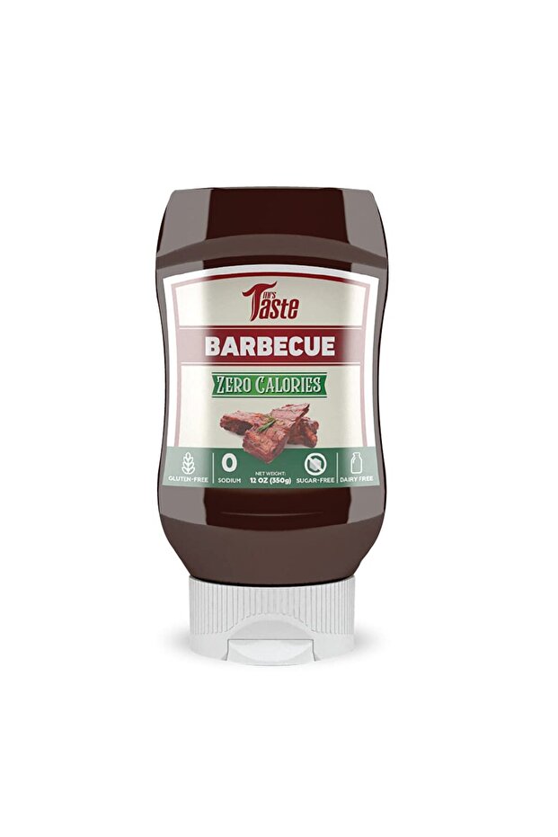 Sugar Free BBQ, Zero Calories, Zero Sodium, Zero Sugar, High Fiber, Keto Friendly, Paleo Friendly, Condiments and Sauces (12 oz, BBQ)