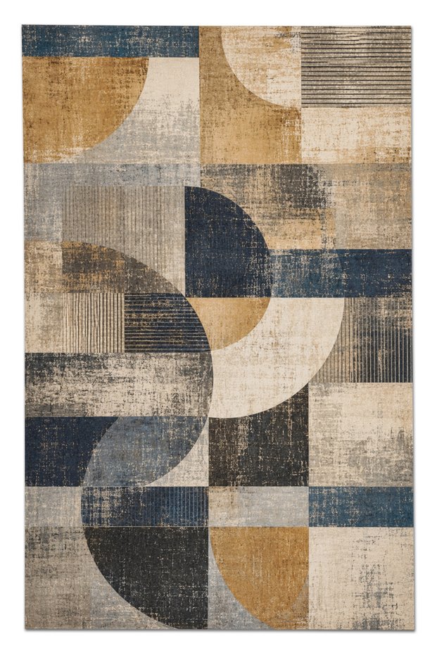 Sdt Traditional Patterned Modern Woven Base Decorative Carpet Sdtamor2512
