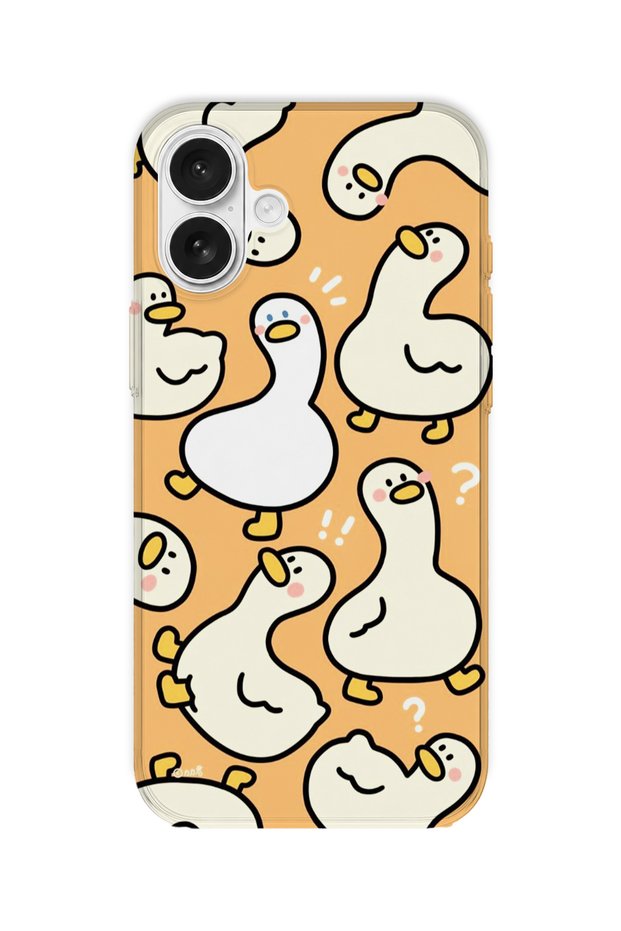 iPhone 16 Compatible Printed Transparent Phone Case |   Collection: Memecraft Studio