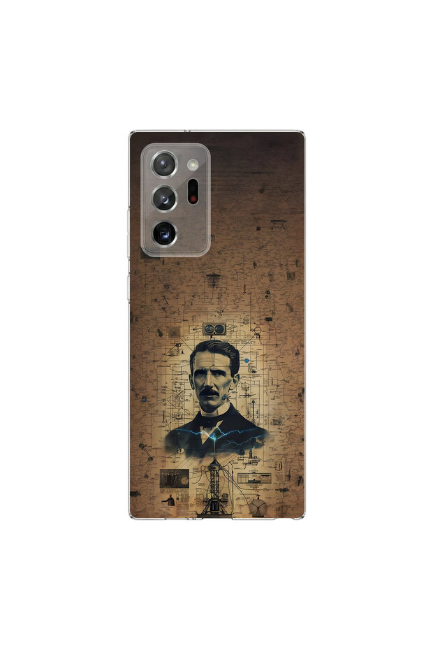 Samsung Galaxy Note 20 Ultra Compatible Scientist 4 Design Transparent Case