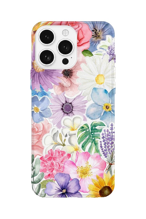 iPhone 13 Pro Max Compatible Printed Transparent Phone Case | Collection: Floraluxe Botanica