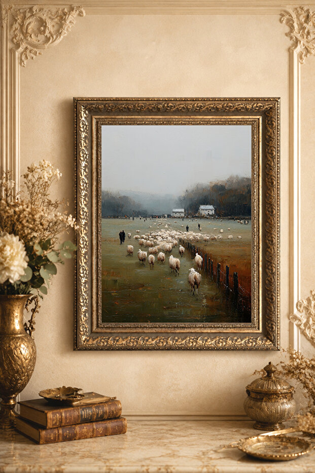 Vintage Framed Painting, Classic Antique Framed Painting Models