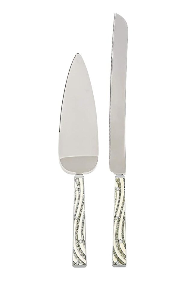 Orient Cake Knife And Server Set,Multi Color