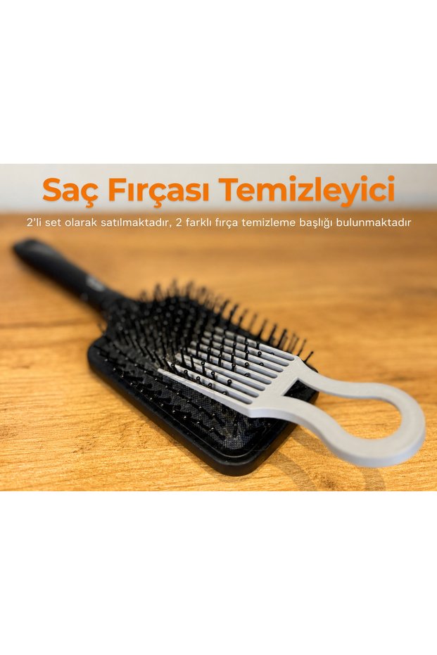 Practical Comb and Hair Brush Cleaner - Bristle, Hair, and Lint Collector (Set of 2)