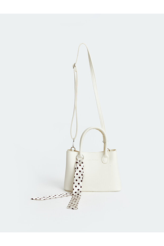 Rmz Gi̇yi̇m Farkiyla Women's Shoulder Bag with Scarf in Leather Look