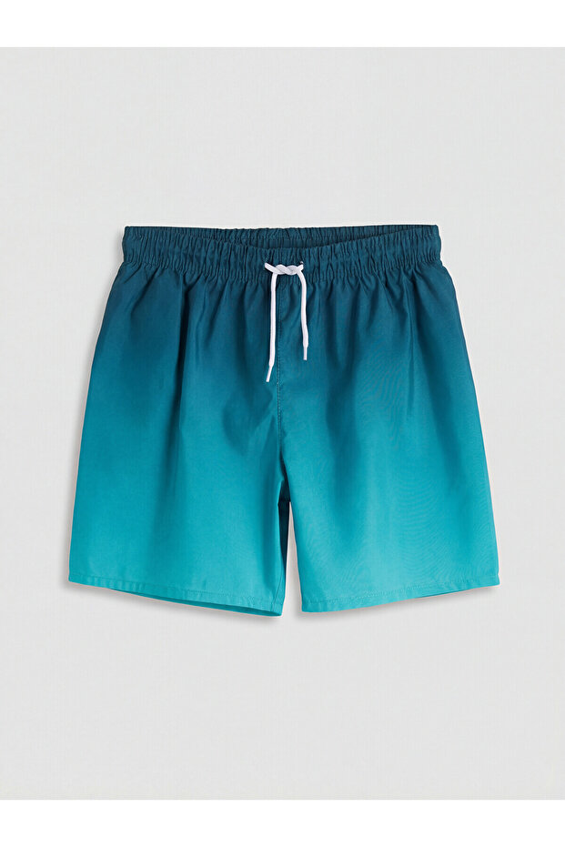 Ozmarka New Season Gradient Patterned Boys' Swim Shorts