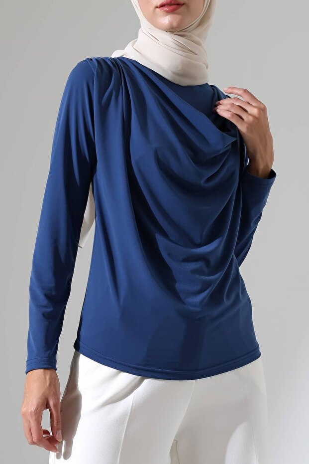Women's Sandy Degaje Collar Long Sleeve Blouse