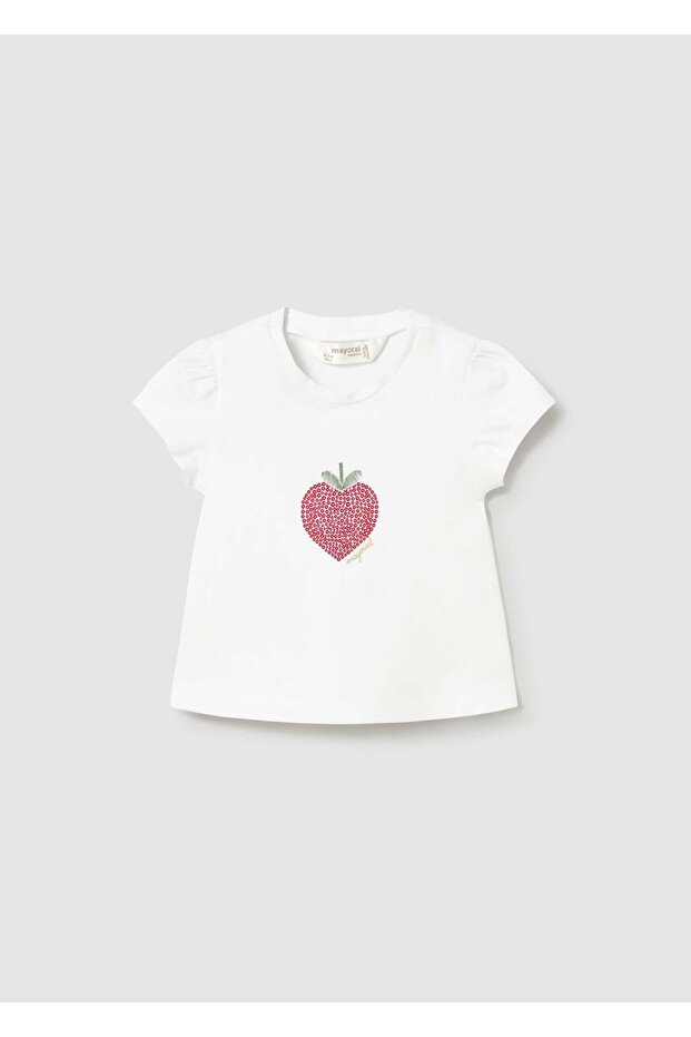 Newborn Baby Girl Tshirt White