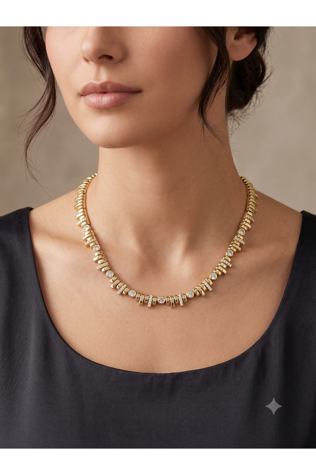 26Vipkl06 - Vip Dream Necklace with Stones