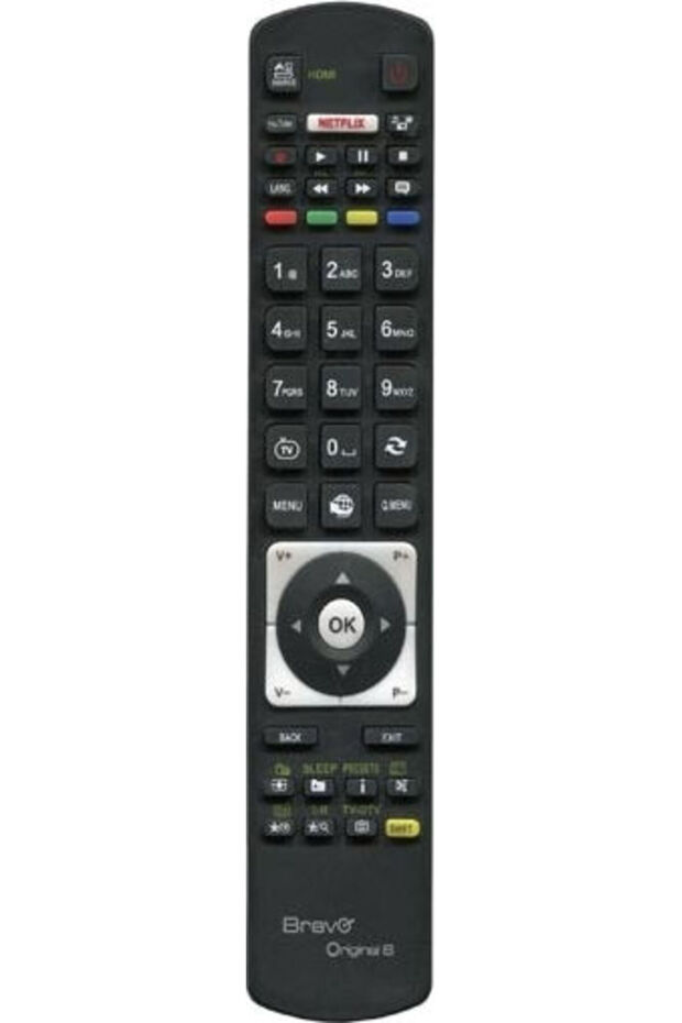 Compatible Remote Control Original 6 for Τηλεοράσεις Telefunken
