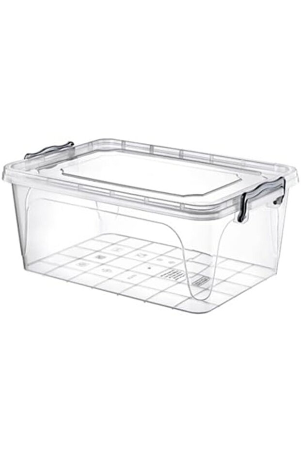 متجر أفينيكا: حاوية تخزين طعام بلاستيكية شفافة مستطيلة الشكل مع غطاء محكم، قابلة للتكديس