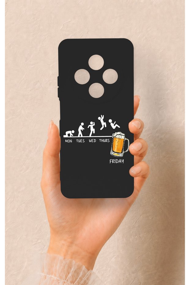 Redmi 14C Compatible Fun Day Friday Patterned Silicone Case