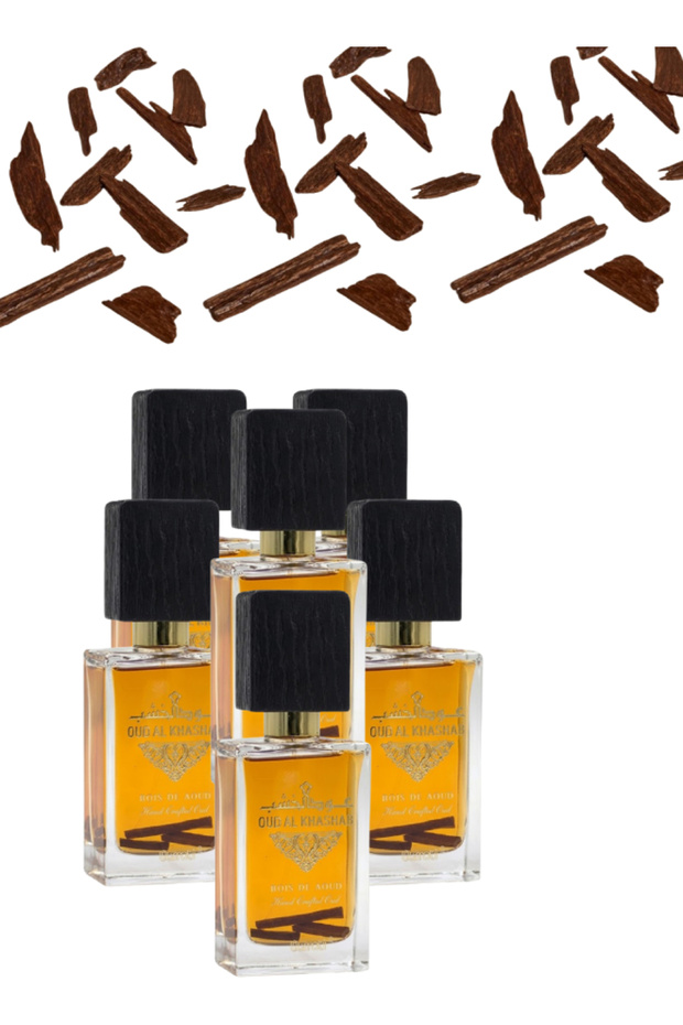 6 قطع عطر عود الخشب 100 مل
