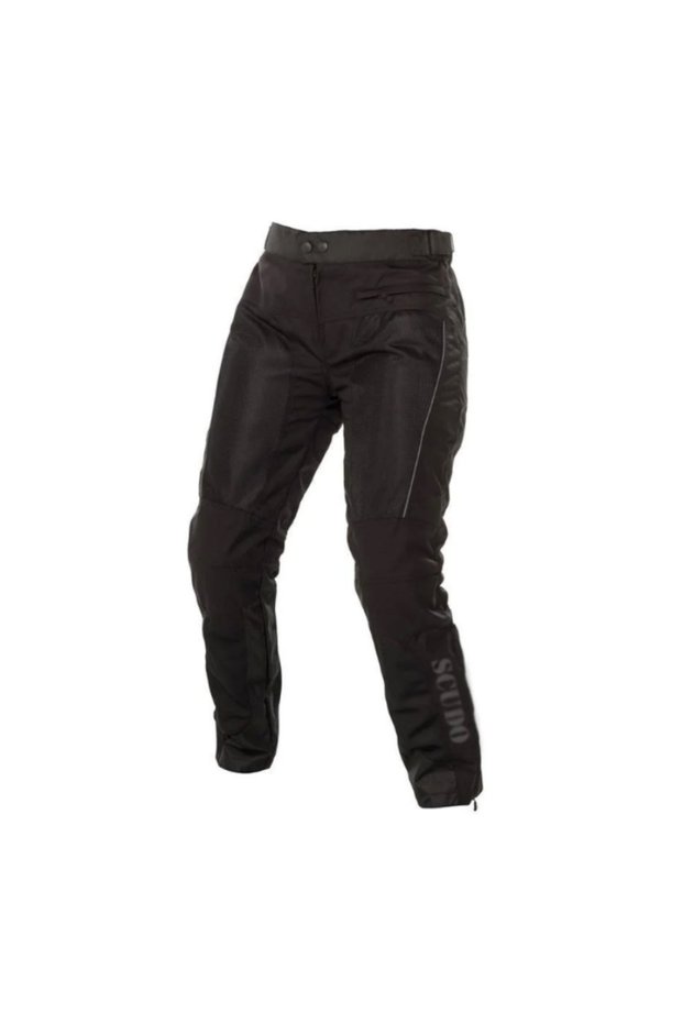 Milano Black Mesh Summer Motorcycle Pants