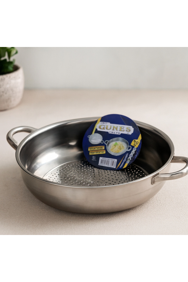 26 cm Metal Strainer with Handle (Flat)