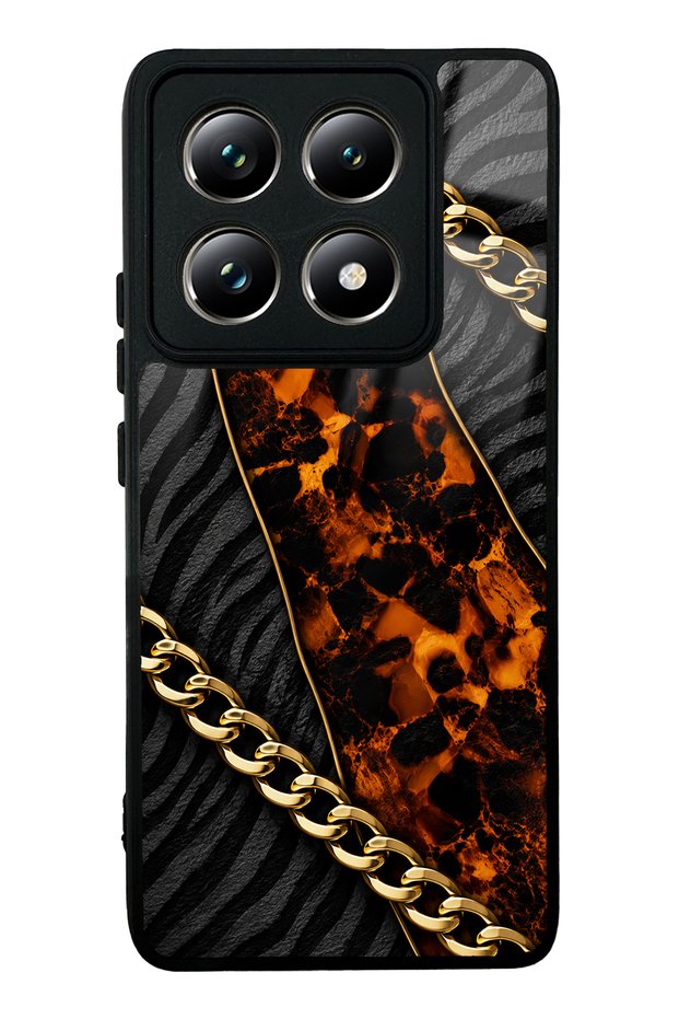 Xiaomi Mi 14t Pro Golden Eclipse Design Glossy Phone Case