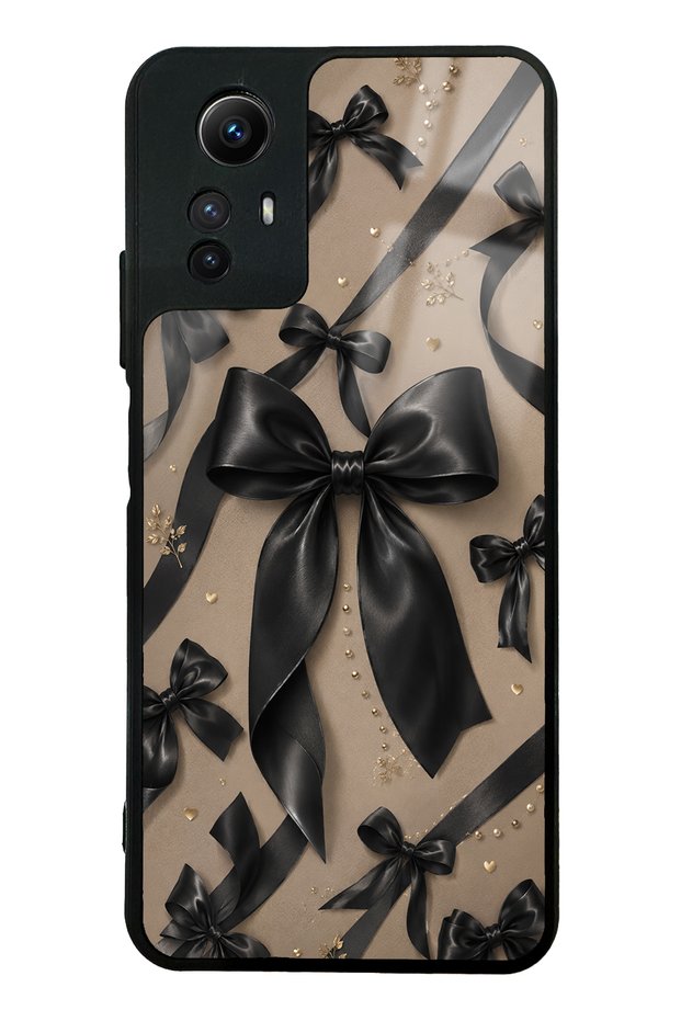 حافظة هاتف لامعة بتصميم Midnight Bow لهاتف Xiaomi Redmi Note 12S
