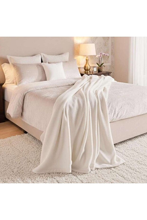 Comfy Cashmere Reversible Blanket 150X200cm - Off White