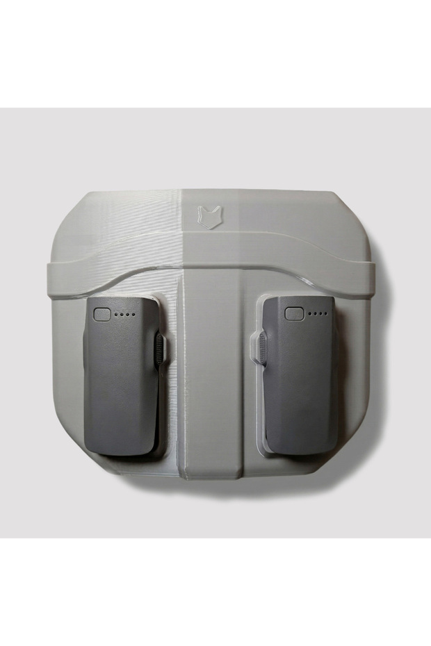 حقيبة تخزين محمولة باللون الرمادي القياسي لطائرة DJI Neo2 بدون طيار، تتسع لبطاريتين، صندوق حمل صلب للحماية