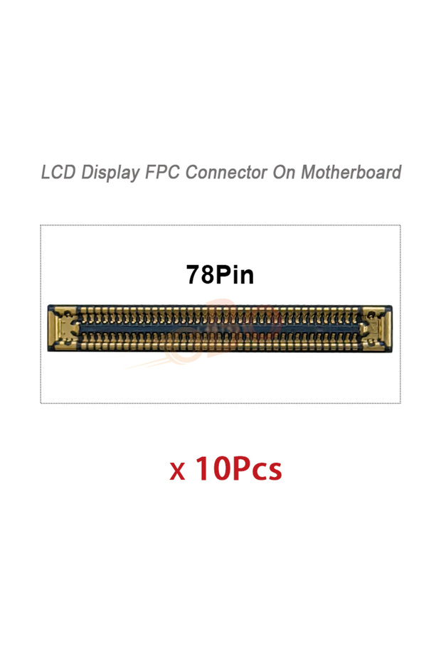 10Pcs 10-100Pcs 78Pin LCD Display FPC Connector On Board Motherboard For A12 A32 A52 A23 A33 A5...