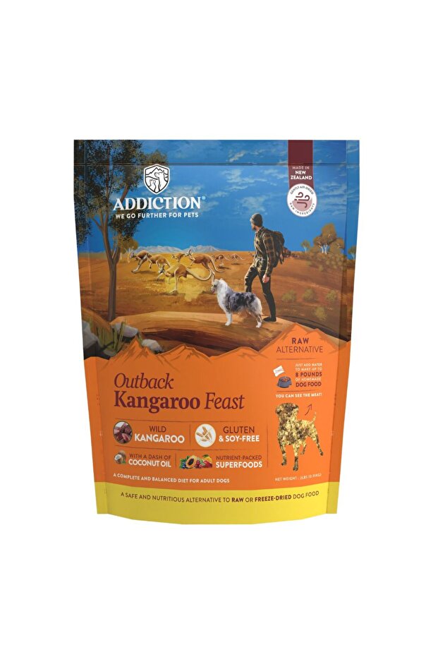 Outback Kangaroo Feast Grain-Free Air-Dried Dog Food 910G