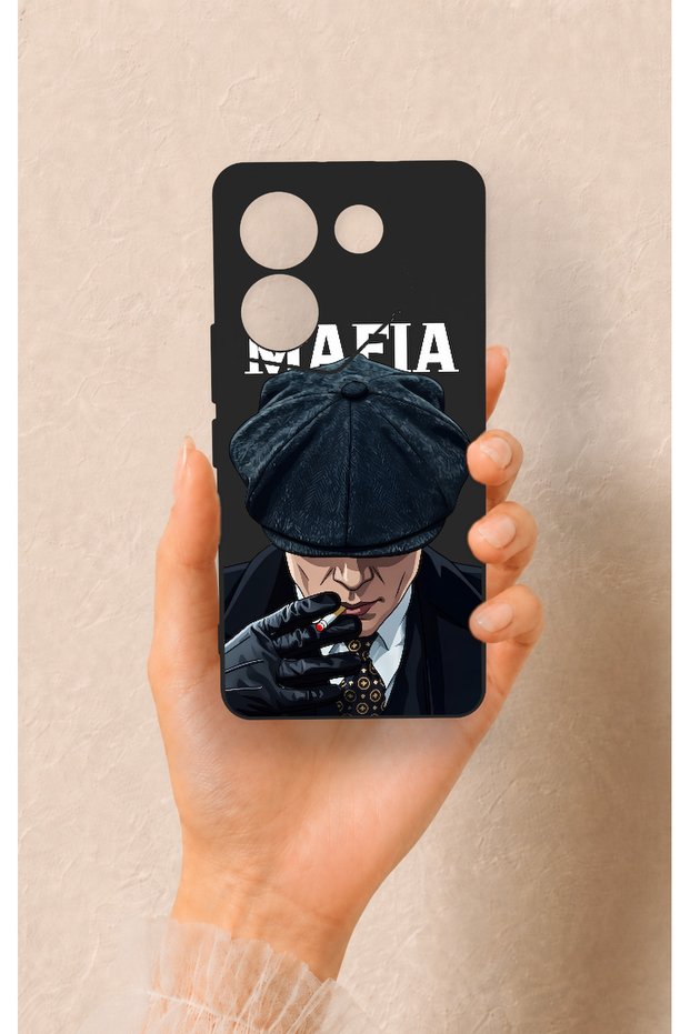 Tecno Camon 20 Pro Compatible Mafia Patterned Silicone Case