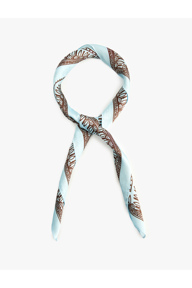 Patterned Square Shawl Bandana