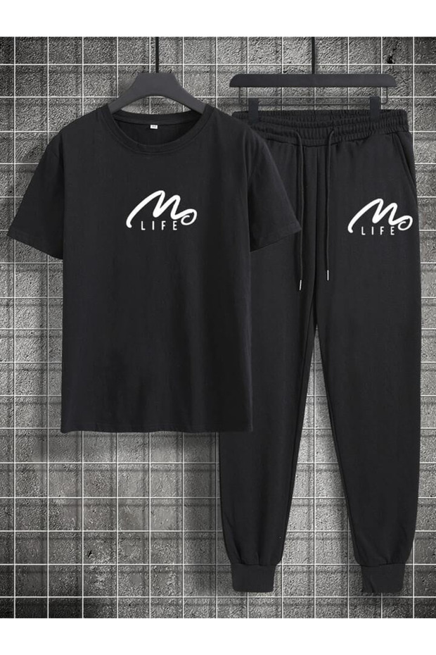 Unisex Printed T-Shirt and Shorts Set