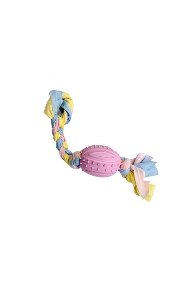 Eurodog Puppy Toys Pink Rugby Ball Teething Oy.