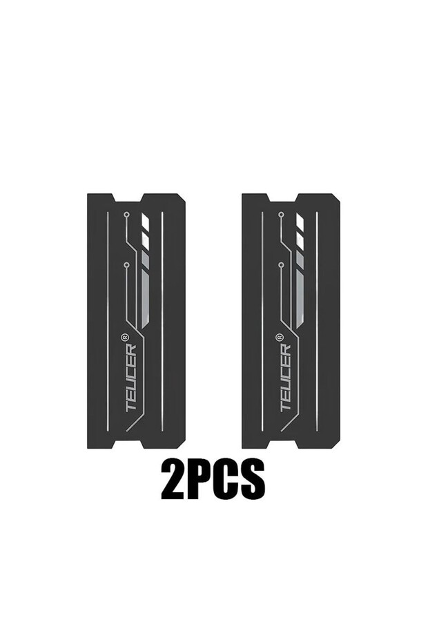 2 pcs Graphene Laptop RAM Heatsink Dual-Layer Graphene Copper Foil Cooler Memory Radiator for DDR5 D