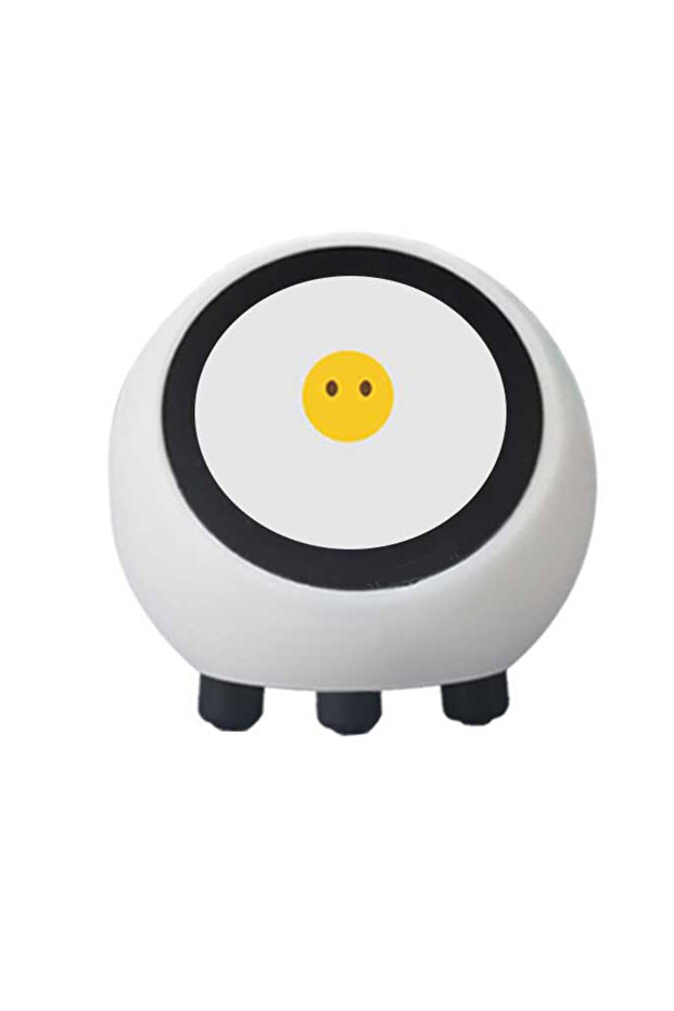 WHITE AI Voice Chat Robot No Touch Screen LCD Display Mini Robot Tabletop Ornaments Smart Assistant