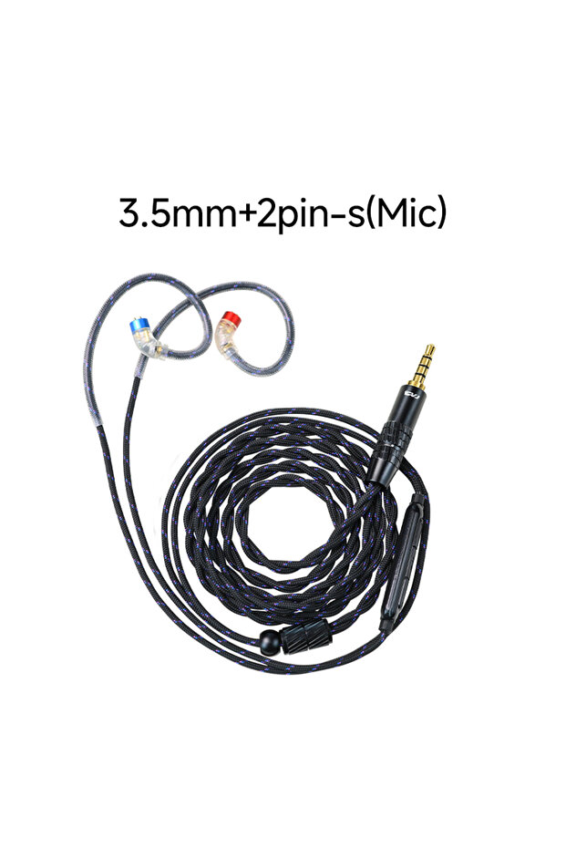 QDC 3.5 mic CVJ LS200-S Earphones Upgrade Cable 0.78mm 2Pin/QDC Interchangeable Audio Plug 3.5MM/4.4