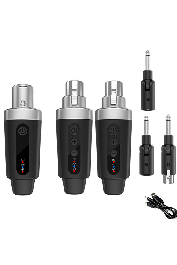 M2 Wireless Microphone Transmitter Receiver Plug-on XLR Microphone Wireless System for Dynamic Micro