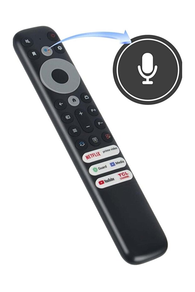 Voice Remote Control Compatible for TCL 8K QLED 4 Series 4k UHD LED Smart Android Televisions
