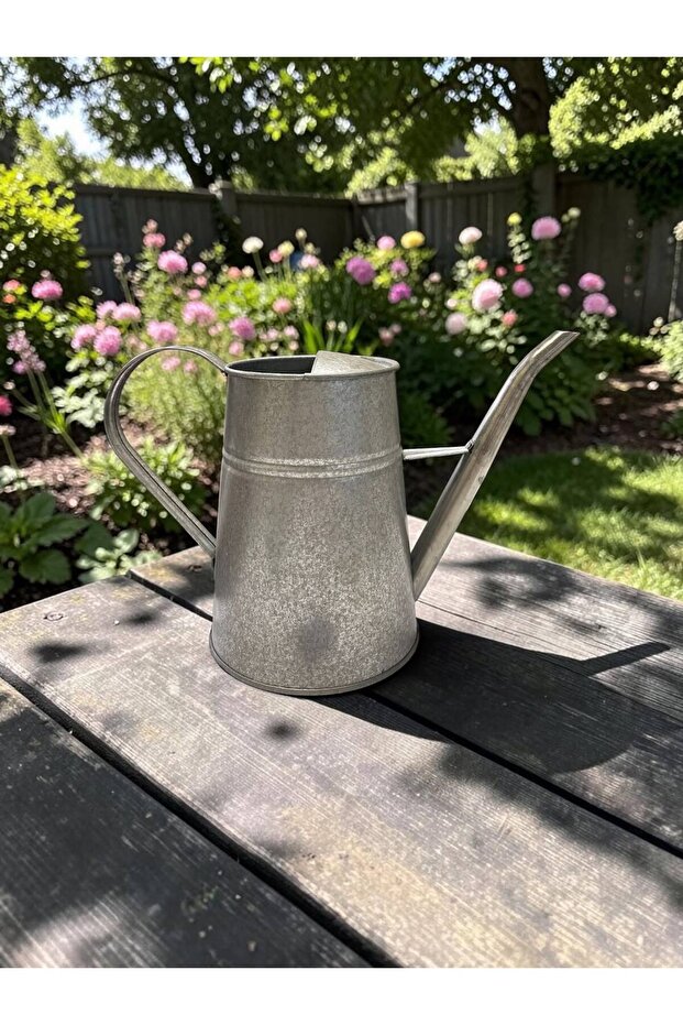 Galvanized Metal Plant Watering Container 3.1 Lt Antique Textured