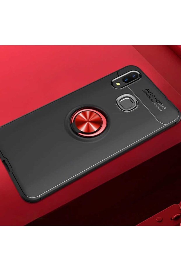 Silicone Ravel Cover with Rotatable Ring Stand for Samsung Galaxy A10S Compatible Mobile Phone
