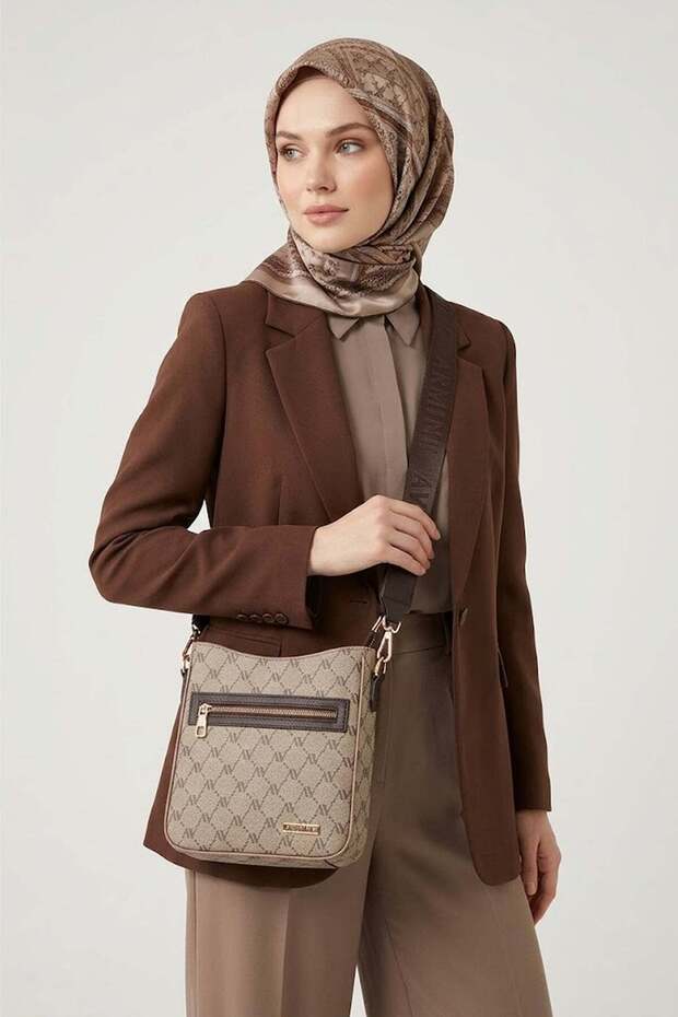 423-26Y Women's Shoulder Bag Mink