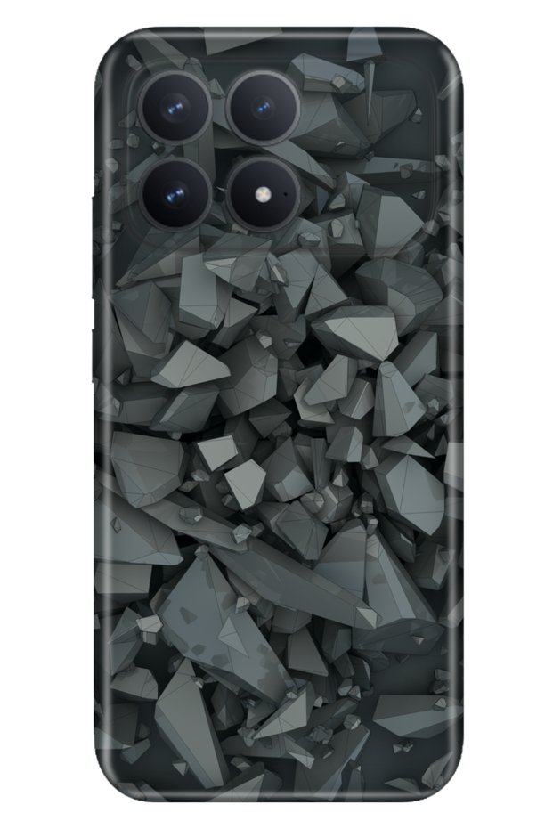 Poco F8 Pro 6.59" Case Colorful Silicone Printed Tpu Broken