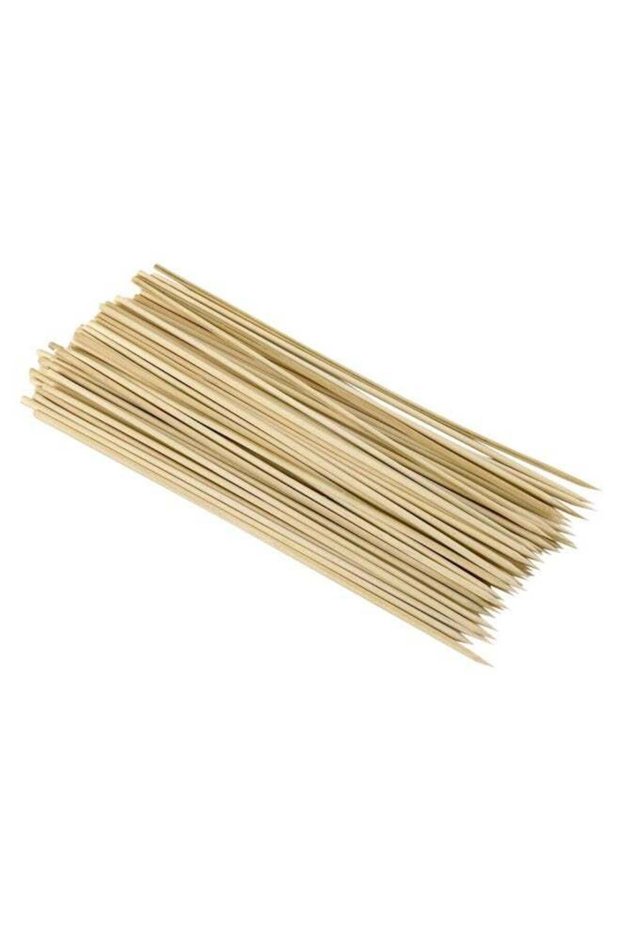 Bamboo Wooden Skewers, 30cm, 250 Pieces, for BBQ, Kebab, Marshmallow, Roasting and Chocolate Fountain