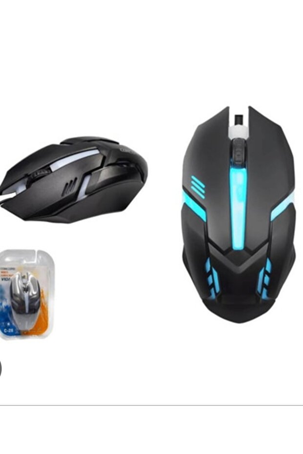Işıklı kablolu mouse