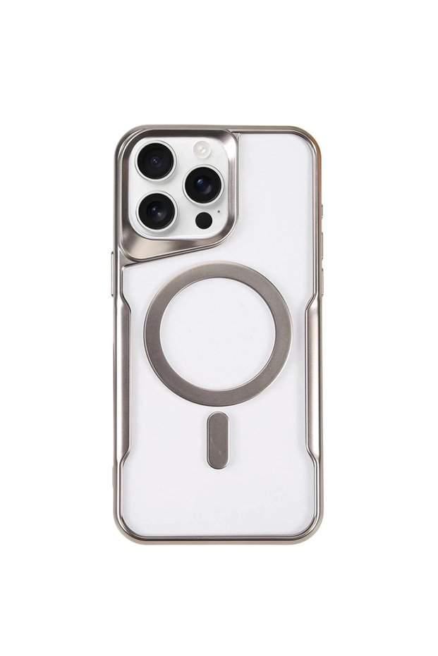 Aconcept iPhone 14 Pro Max Case Boyu Magsafe Silicone Cover (23003) - Silver
