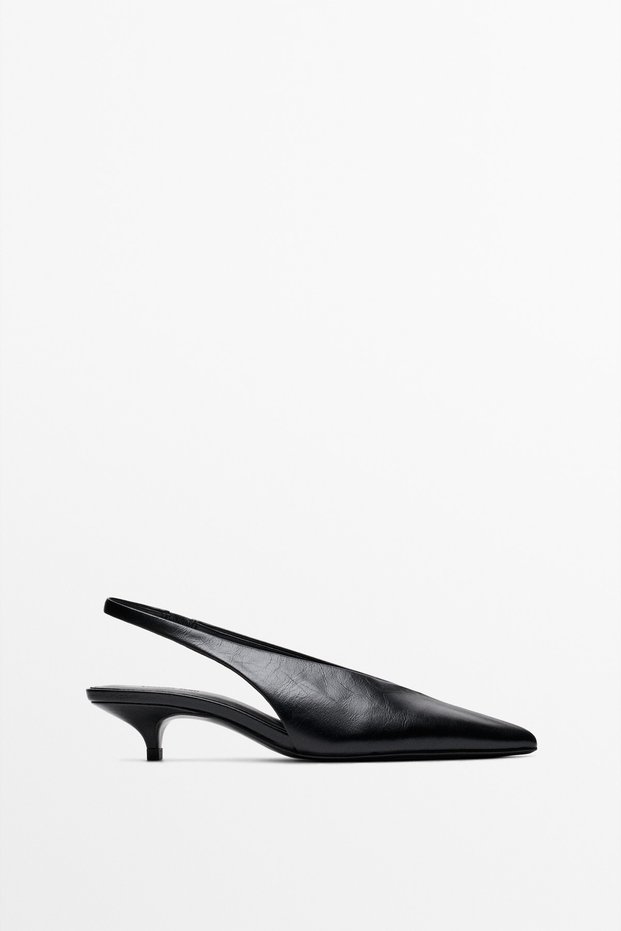 Slingback topuklu ayakkabı