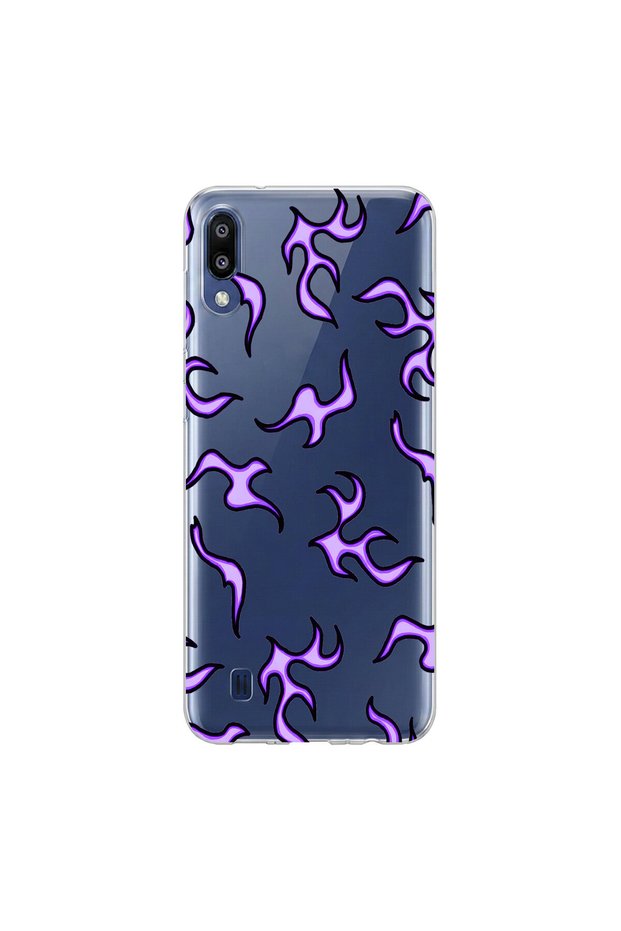 Samsung Galaxy M10 Compatible Wallpaper 3 Design Transparent Case