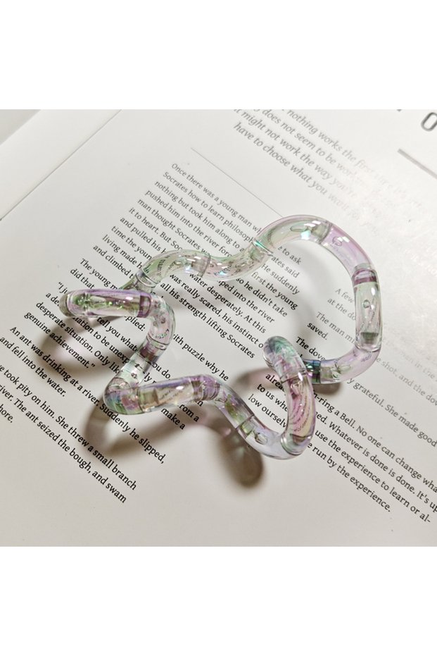 Touming Stress Relief Toy Electroplated Twist Rainbow Milk White Toy for Focus Anxiety Addiction Qui