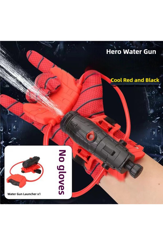 Red 1 Piece Water Gun Summer Water Toy Spider Water Gun Spider Launcher Water Fight Children's Outdo