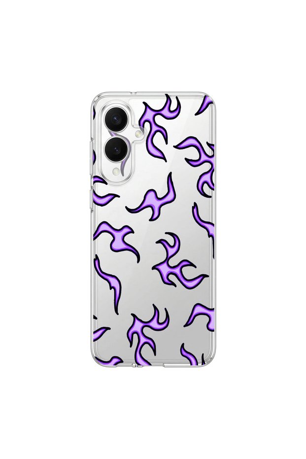 Samsung Galaxy S25 Edge Compatible Wallpaper 3 Design Transparent Case