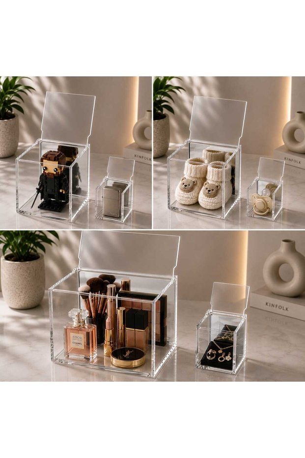 3mm Transparent Plexiglass Acrylic Box with Lid (Mirrored) 15X15 cm