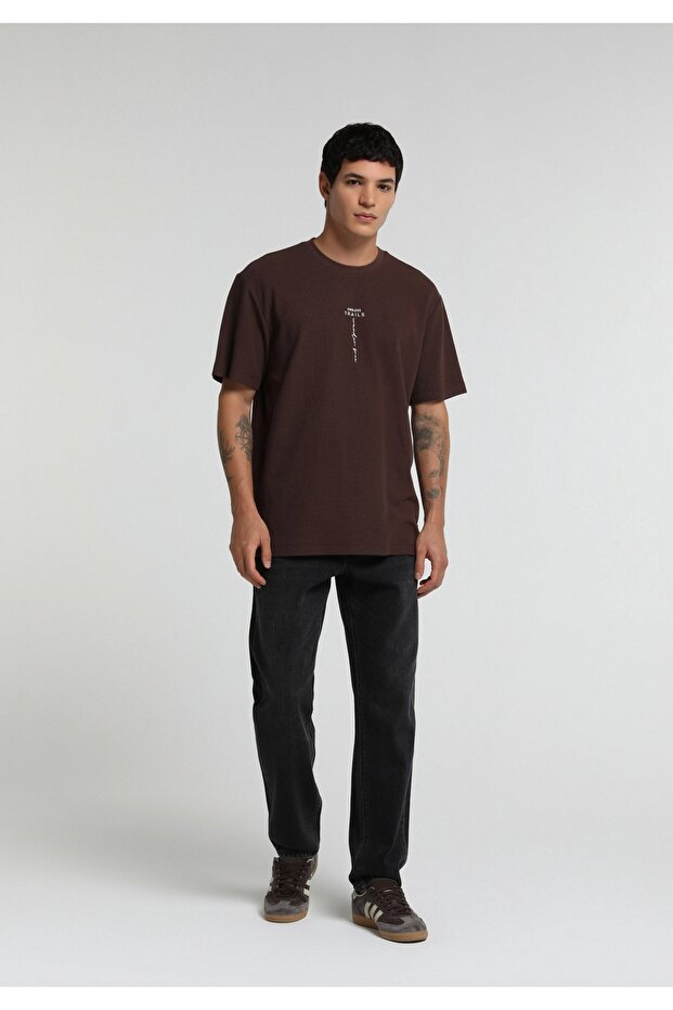Tapered Fit Men's Black Denim Jean Pants