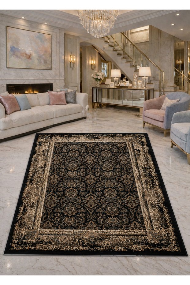 Sdt Mixed Patterned Modern Woven Base Decorative Carpet Sdtamor1313